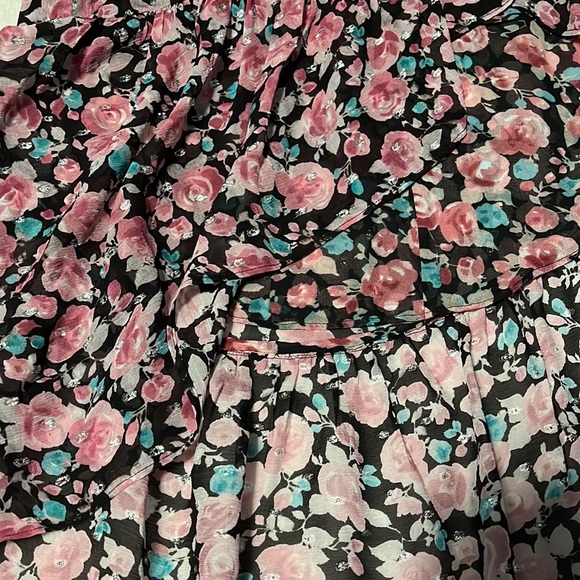 NWOT The Kooples Paris size 1 floral asymmetrical Candy Flower skirt - Picture 5 of 10